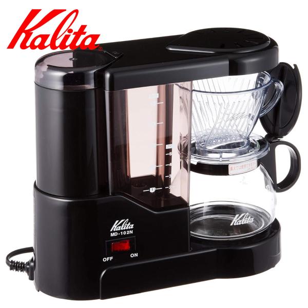 カリタ ミル付コーヒーメーカー MD-102N 5カップ Kalita カリタ コーヒーメーカー MD-102N ブラック （ 5カップ