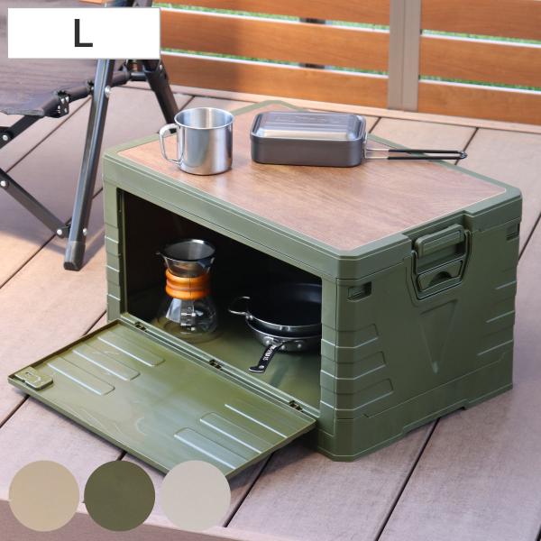 天板付コンテナボックス L 収納ボックス （ 収納ケース 収納 ボックス