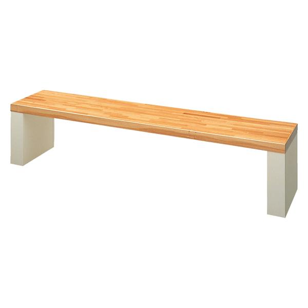 山崎産業 屋内用ベンチ 幅180×奥行38.5×高さ42cm YB-13L-WN 山崎産業 屋内用ベンチ 幅180×奥行38.5×高さ42cm YB-13L-WN