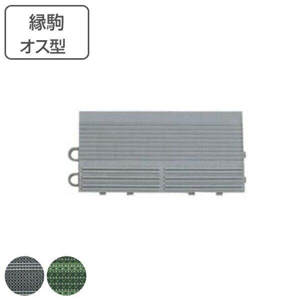 玄関マット 屋外 業務用 縁駒O 7.5×15cm ライナーハードマット （ コンドル 山崎産業 縁 フチのみ フチ駒 オス型 玄関 マット ジョイント 屋外用 ）