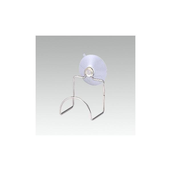 コンパクトで、取り付けも使い方も簡単。＜取付方法＞　吸盤＜荷重＞　500g【商品詳細】サイズ：約 幅60×奥行55×高さ95mm　内容量：1ヶ　材質：本体／ステンレス鋼線（18-8）　吸盤／塩化ビニル樹脂 《キッチン 収納 スポンジラック 台所》