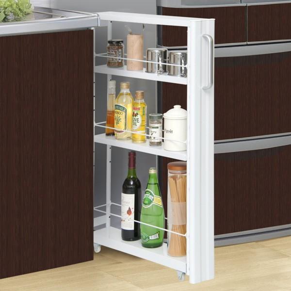 キッチン隙間収納 キッチンストッカー キッチン収納 トールワゴン 幅10cm キャスター付き キッチン収納 隙間収納 スリムラック Buyee Buyee 日本の通販商品 オークションの代理入札 代理購入