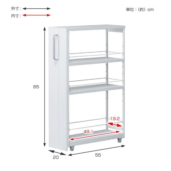 キッチン隙間収納 キッチンストッカー キッチン収納 トールワゴン 幅cm キャスター付き キッチン収納 隙間収納 スリムラック Buyee 日本代购平台 产品购物网站大全 Buyee一站式代购 Bot Online