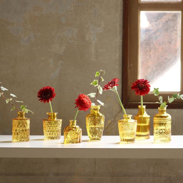 サイズ/【シス】約幅6.5×奥行6.5×高さ12.5/口内寸：直径3.5cm【アン】約直径6×高さ12.5/口内寸：直径2cm【トロワ】約直径6×高さ10.5/口内寸：直径1.8cm【ドゥ】約直径6.5×高さ12.5/口内寸：直径1.8cm...