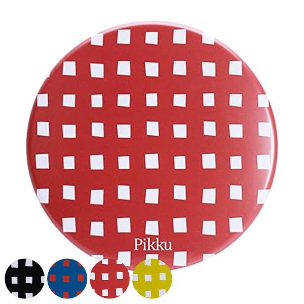 サイズ/【ミラー】直径：7.6cm【ポーチ】幅9×高さ10cm内容量/ミラー、巾着材質/ミラー：ブリキ、OPPフィルム、ガラス巾着：コットン種類/ブラック、ブルー、レッド、イエロー●手のひらサイズのコンパクトなミラーです。●持ち運びに便利な...