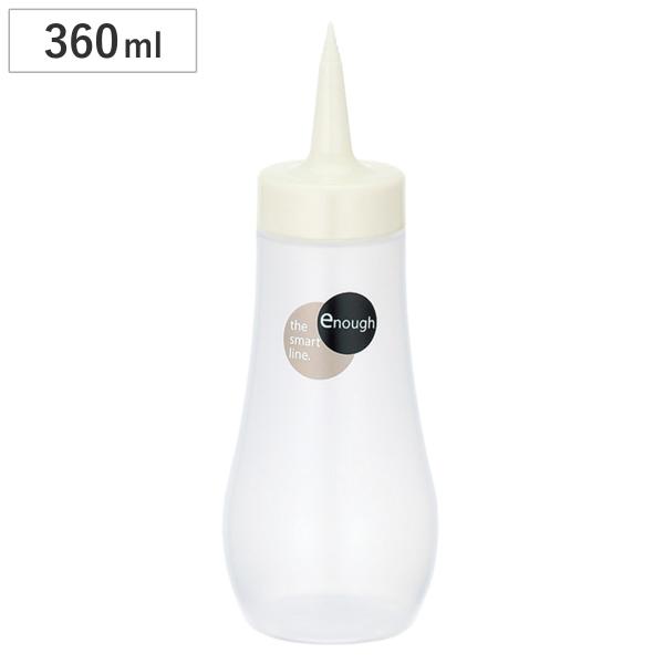 サイズ/約高さ21.5cm直径：約7.1cm容量/約360ml内容量/1個材質/ポリエチレン生産国/日本製食器洗い乾燥機/使用不可●シンプルで使いやすい、樹脂製の調味料入れです。●細口なので、調味料がドバッと出てしまわず適量を回しかけられま...