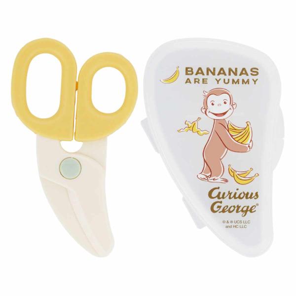 サイズ/フードカッター：約幅6.5×奥行11.8×1cmケースサイズ：約幅8×奥行12.5×高さ1.5cm内容量/1個材質/はさみ本体：ABS樹脂ハンドル：エラストマー樹脂ケース：ポリプロピレン生産国/中国製パーツ別耐熱温度/ハサミ本体：8...