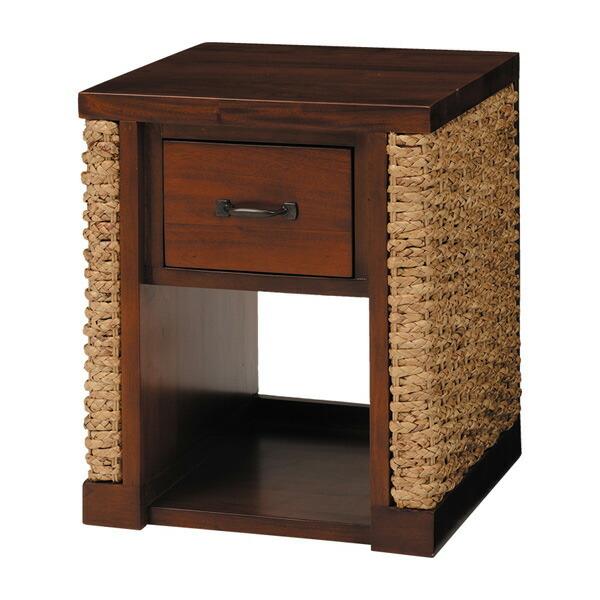 □在庫限り・入荷なし□サイドテーブル ウォーターヒヤシンス 引出し付