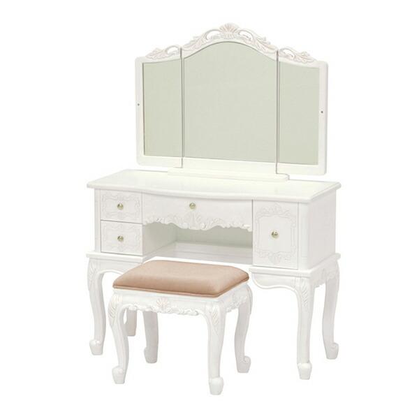 HAGiHARA ドレッサーセット クラシック調 ヴィオレッタ