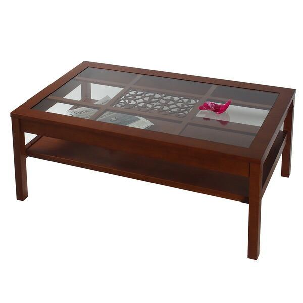 □在庫限り・入荷なし□ローテーブル センターテーブル ガラス天板