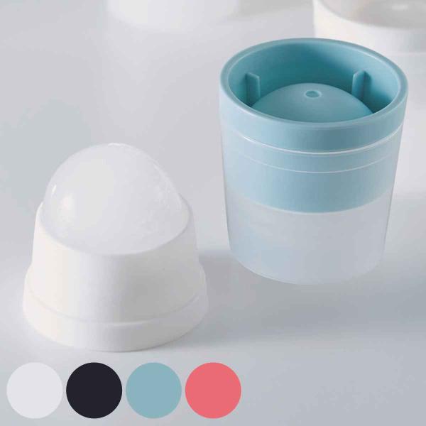 サイズ/約高さ7.5cm直径：約7.5cmでき上がりの氷サイズ：約直径6cm重量/約70g内容量/1個材質/本体：ポリプロピレンフタ：熱可塑性エラストマー種類/ホワイト、ブラック、ライトブルー、ピンク生産国/日本製パーツ別耐熱温度/本体：1...