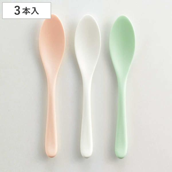 スプーン なめらかヨーグルトスプーン 3本入り プラスチック （ 食洗機