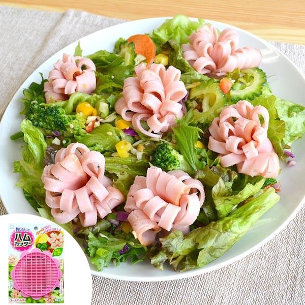 ハムカッター お弁当グッズ 押すだけ ハムカッター ロースハム用 お弁当グッズ デコ弁 リビングート Paypayモール店 通販 Paypayモール