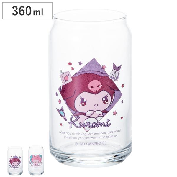 グラス 360ml 缶型グラス 甘えんぼナミダ （ ガラス コップ キャラクター 日本製 サンリオ ）