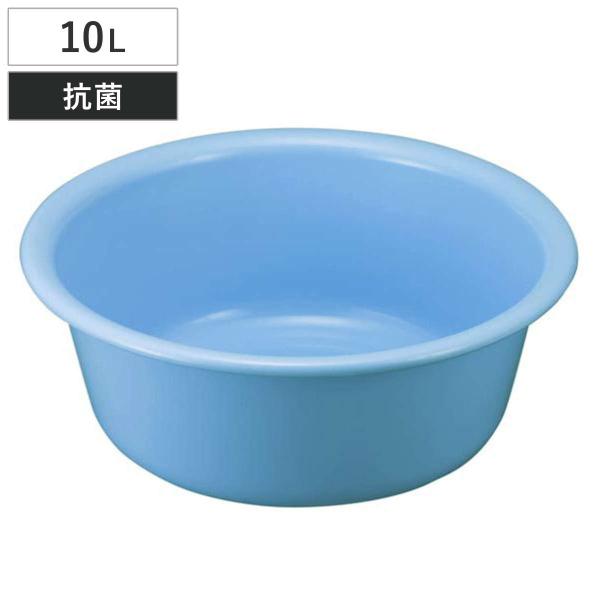 サイズ/約高さ14.5cm直径：約38.5cm容量/約10L内容量/1個材質/ポリプロピレン生産国/日本製●プラスチック製で軽く、丈夫で使いやすい洗い桶10Lのサイズす。●洗いやすい形状で清潔に保てます。●つけ置き洗いやなどにおすすめです。...