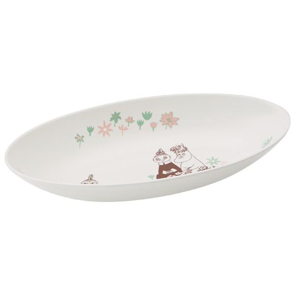 MOOMIN（ムーミン） カレー皿 お花畑 メラミンオーバル深皿 （ お皿