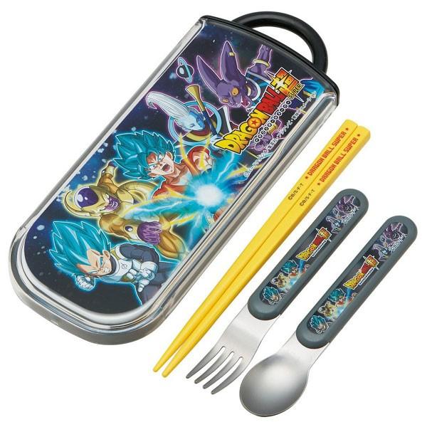 トリオセット 箸・フォーク・スプーン ドラゴンボール超 スライド式