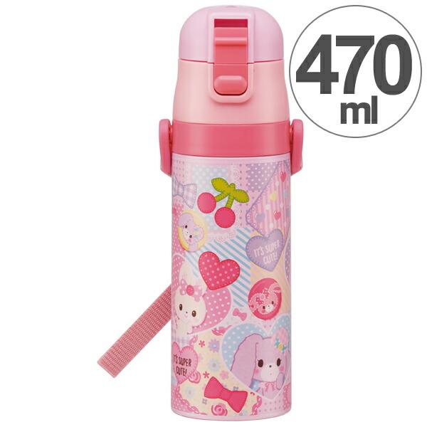 sanrio（サンリオ） 子供用水筒 ぼんぼんりぼん パッチワーク 直飲み