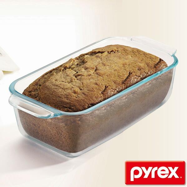 PYREX パウンドケーキ型 26cm 強化ガラス パイレックス Pyrex PYREX パウンドケーキ型 26cm 強化ガラス パイレックス Pyrex