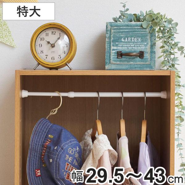 サイズ/約幅29.5〜43×奥行2.3×高さ2.3cm重量/約85g内容量/1本材質/パイプ：鉄、エポキシ樹脂粉体塗装　バネ：バネ鋼　樹脂部品：ポリエチレン樹脂、合成ゴム組立状態/お客様組立品●縦にも横にも便利に使える突っ張りすき間棒 特大...