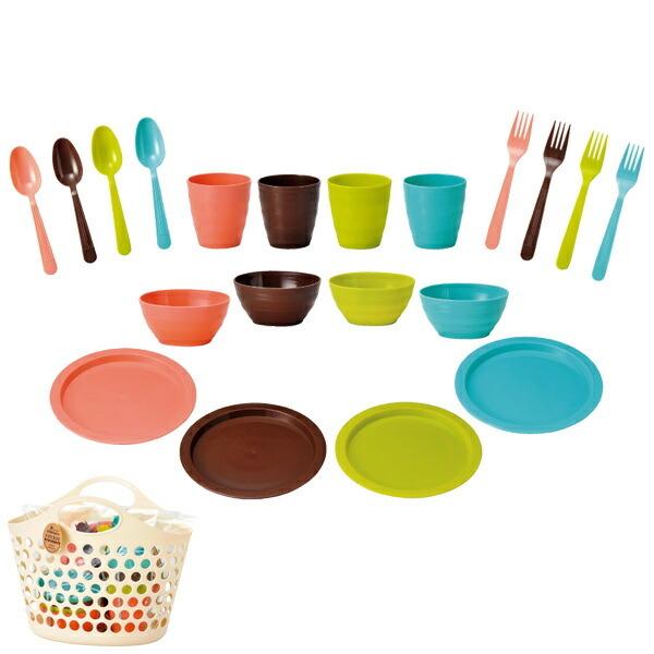 ピクニックセット 食器セット バスケット付き ピクニックル