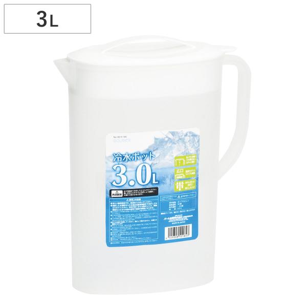 サイズ/約幅22.5×奥行10×高さ27.5cm重量/約293g容量/約3L内容量/1個材質/ポリプロピレン生産国/日本製耐熱温度/90度耐冷温度/-20度食器洗い乾燥機/使用不可電子レンジ/使用不可●衛生的なフタ付きで簡単に開閉できる冷水...