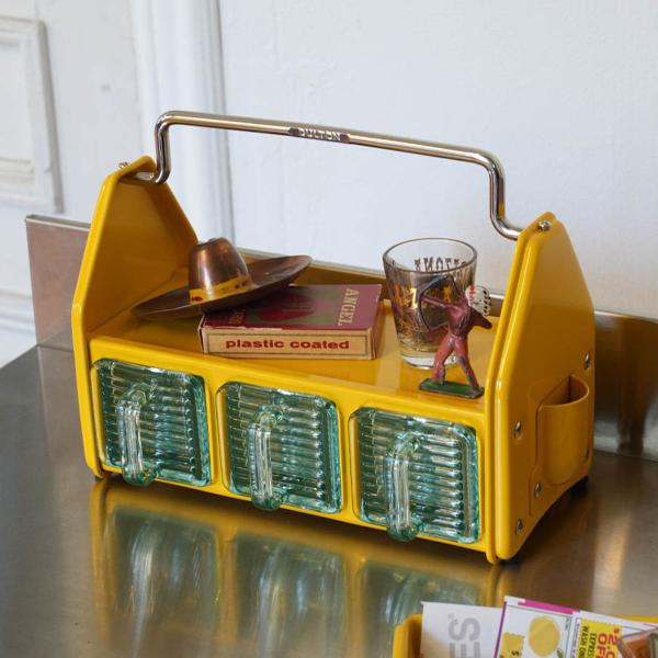 ダルトン 調味料ラック TABLE ORGANIZER （ DULTON スチール 小物収納 スパイスラック 調味料ケース 収納 スタンド ガラス ）