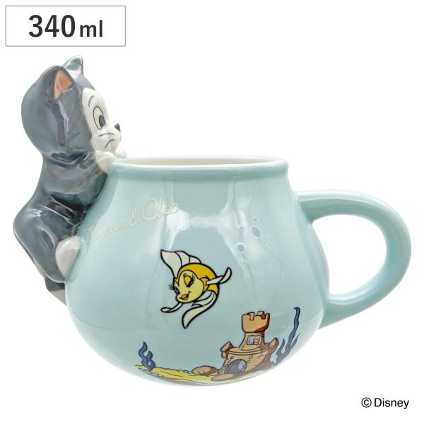 マグカップ 金魚鉢マグ フィガロ＆クレオ （ 340ml 磁器 マグ マグコップ カップ フィガロ クレオ キャラクター ）