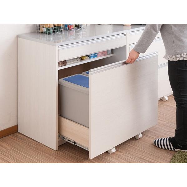 キッチンカウンター ダストボックス 3分別 引出し付 天板鏡面仕上 幅80cm ゴミ箱収納 キッチン収納 作業台 間仕切り カウンター Buyee Buyee Japanese Proxy Service Buy From Japan Bot Online