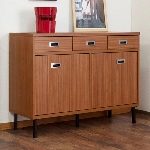 キャビネット 折れ戸タイプ スチール脚 アメリカンヴィンテージ 幅