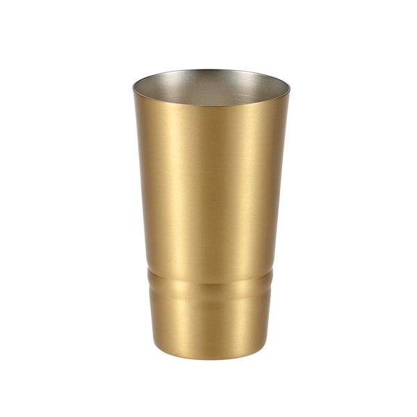 ●セット内容：真鍮製ビアカップ 160ml×1●材質：＜本体＞真鍮（外面：クリア塗装、内面：ニッケルメッキ）●仕上げ：艶消し ●生産国：日本●容量：160ml●重量：81g●サイズ：55 × 55 × H95mm●箱：紙箱入り●箱サイズ：6...