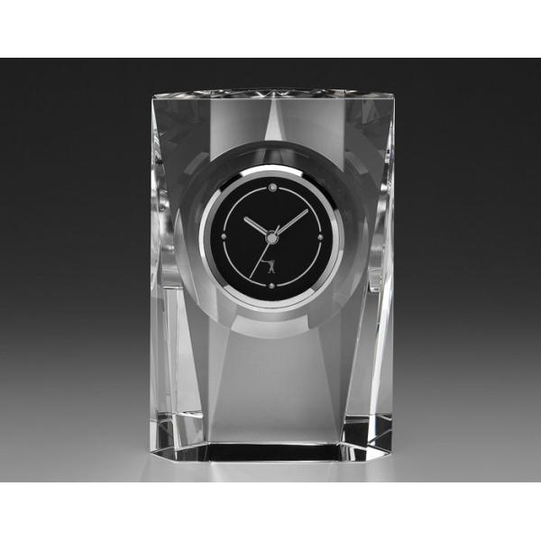 鉄道　カガミクリスタル時計 livingwell-de_kg-q433