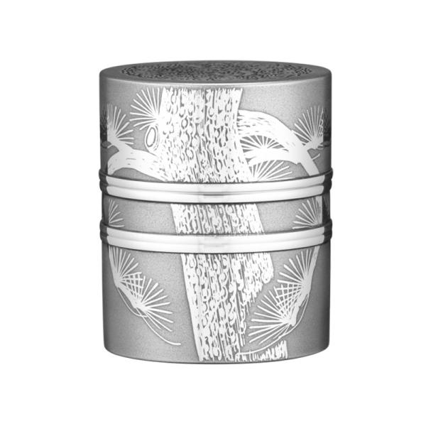 大阪錫器 名入れ可能 茶器 茶壺 イブシ 中次 2.2 cb-in-2.2 50g入り 桐 