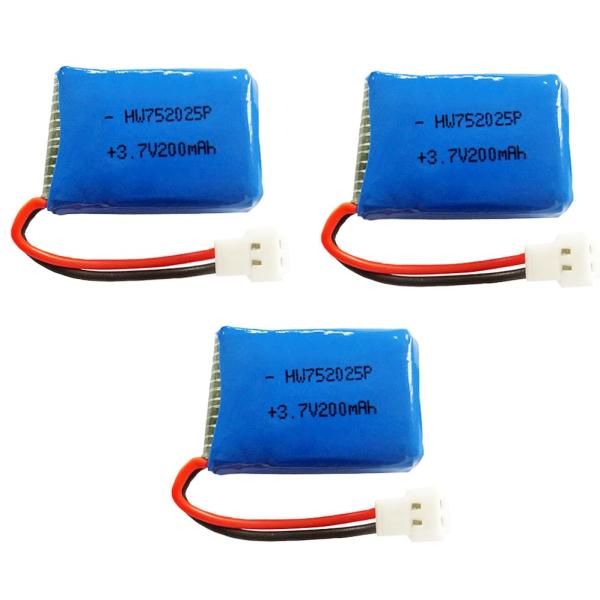 ドローン バッテリー Syma X4 X11 X13 3.7V 200mAh Lipo リポ ドローン バッテリー Syma X4 X11 X13 3.7V 200mAh Lipo リポ