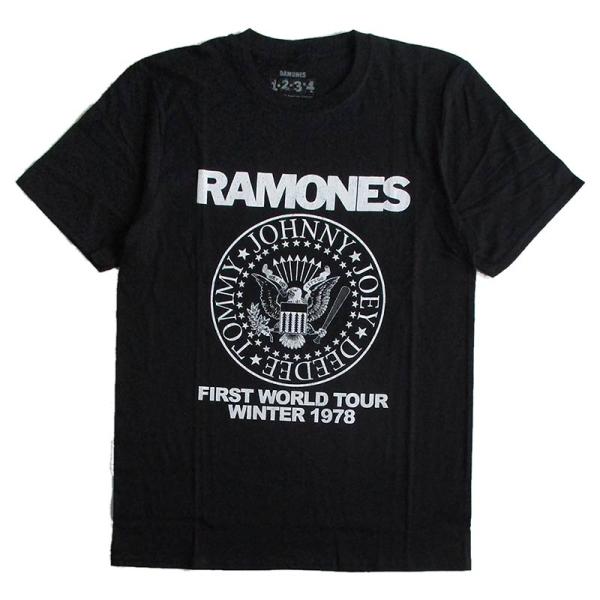 ラモーンズ RAMONES メンズ半袖Tシャツ バンドTシャツ ロックT