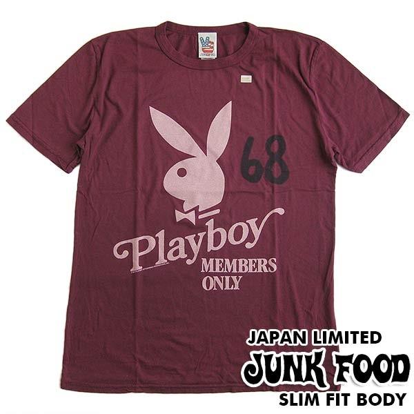 JUNKFOOD ジャンクフード Tシャツ メンズ 半袖 PLAYBOY JUNK