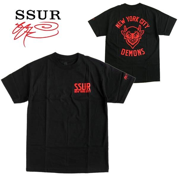 SSUR サー Tシャツ メンズ 半袖 ストリート スケーター : LL