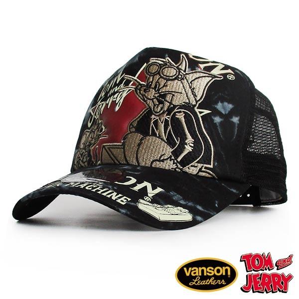 Vanson バンソン トムとジェリー コラボ メッシュキャップ 帽子 メンズ レディース 刺繍 タイダイ柄 Tjv 16bk Ll Factory 通販 Yahoo ショッピング
