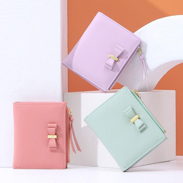 【全6色】リッボン 可愛い財布な財布 レディース財布 婦人財布 ロングウォレット