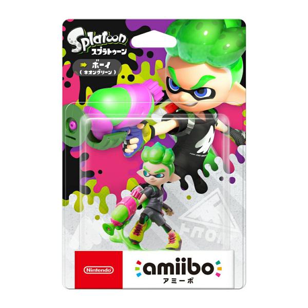 【新品】amiibo ボーイ （ネオングリーン） スプラトゥーンシリーズ 【任天堂】