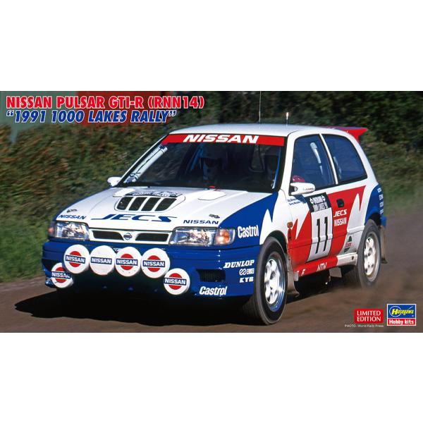 ハセガワ  1/24  ニッサン パルサー GTI-R （RNN14） “1991 1000湖 ラリー”【20605】【プラモデル】