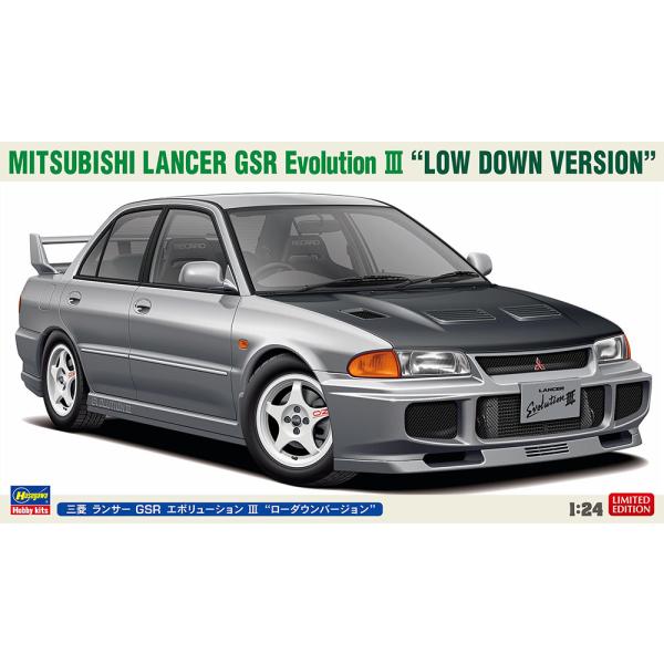 ハセガワ 1/24 三菱 ランサー GSR エボリューション III “ローダウン 