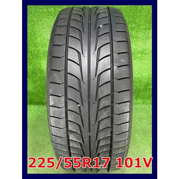 ☆2017年製 225/55R17 101V Firestone WIDE OVAL 中古 夏タイヤ 1本 17  