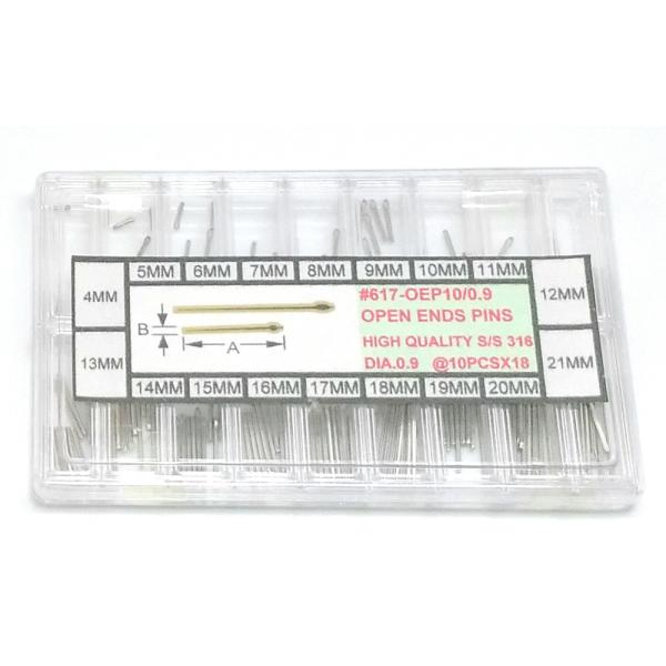 OPEN ENDS PINS 0.8w18TCY (4`21mm) e10PCS 180{ sZbg sZbg 617-OEP 10/0.9