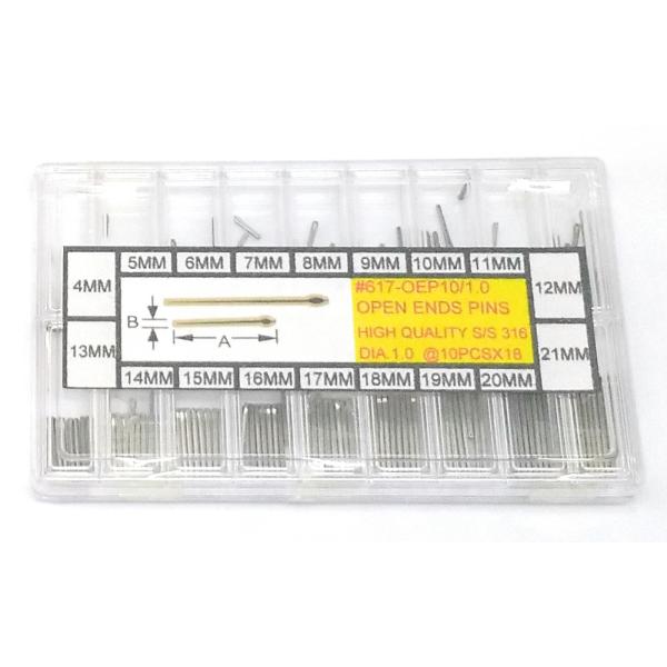 OPEN ENDS PINS 0.8w18TCY (4`21mm) e10PCS 180{ sZbg sZbg 617-OEP 10/1.0