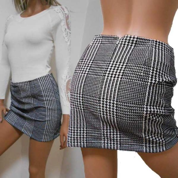 ストレッチグレンチェック柄のマイクロミニスカート 超ミニスカート 台形スカート タイトスカート Buyee Buyee 日本の通販商品 オークションの代理入札 代理購入