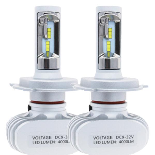 LEDヘッドライト H4 車検対応【バラスト不要】Hi/Lo切替 8000lm カット