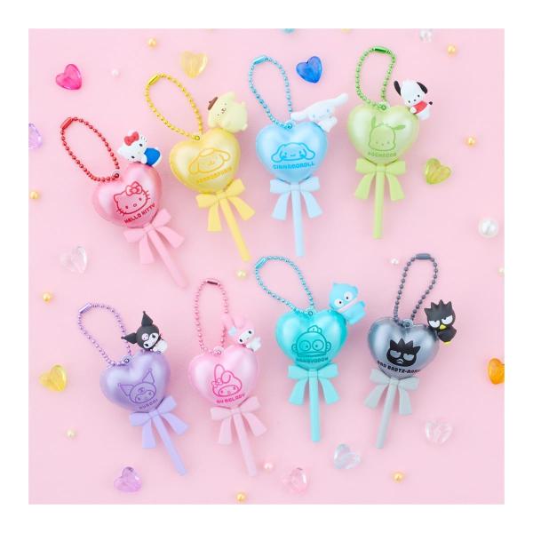 【BOX販売】ラッピング対応 サンリオキャラクターズ バルーンポップチャーム&グミ 8個入り BOX 食玩