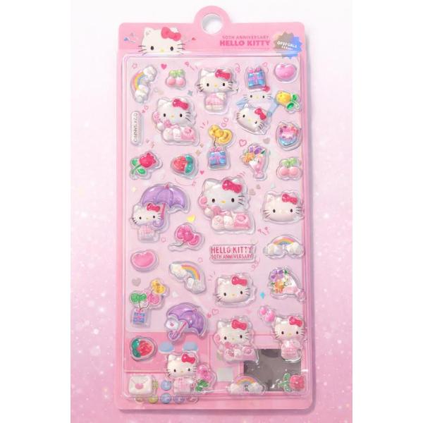 ラッピング対応 ハローキティ 3D シール ぷっくり サンリオ公式