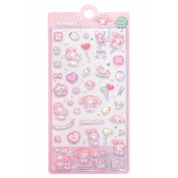 ラッピング対応 マイメロディ マイメロ 3D シール ぷっくり サンリオ